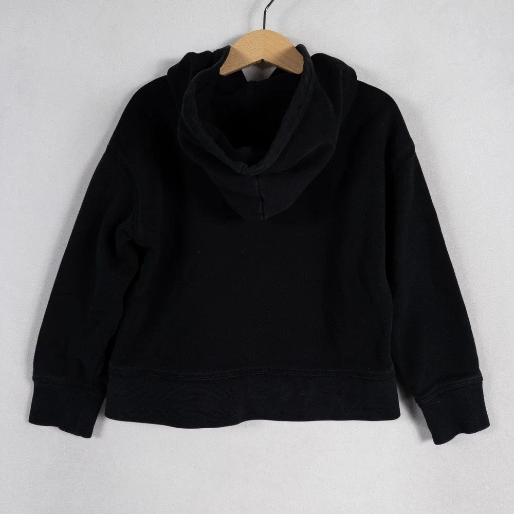 GAP Star Wars Stormtrooper Hoodie Black Youth XS (4-5) Pullover Front Pocket
